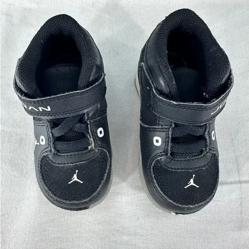 Jordan Team Low Toddler sz 6C 440824-001 Sneaker Elastic Laces & Strap